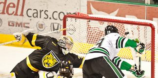 25 Nov 11: BrockÂ NelsonÂ (North Dakota-29) Scores the game winner in the third period.The University of North Dakota Fighting Sioux host the Colorado College Tigers in a WCHA matchup at Ralph Engelstad Arena in Grand Forks, ND. Subway Holiday Classic. Final Score:North Dakota 7- Colorado College 6. (Brad Olson)