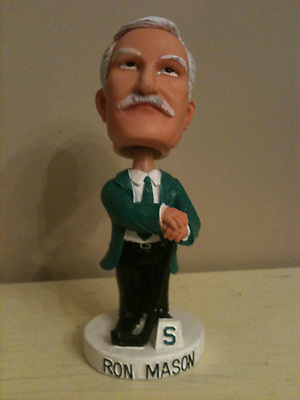 Ron Mason's bobblehead. (Matt Mackinder)