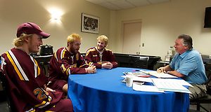 4 Apr 12: Wednesday at the Frozen Four in Tampa, Fl, (Jim Rosvold)