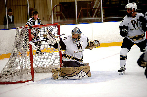 Brandon Stephenson of Wisconsin-Eau Claire (Tim Brule)