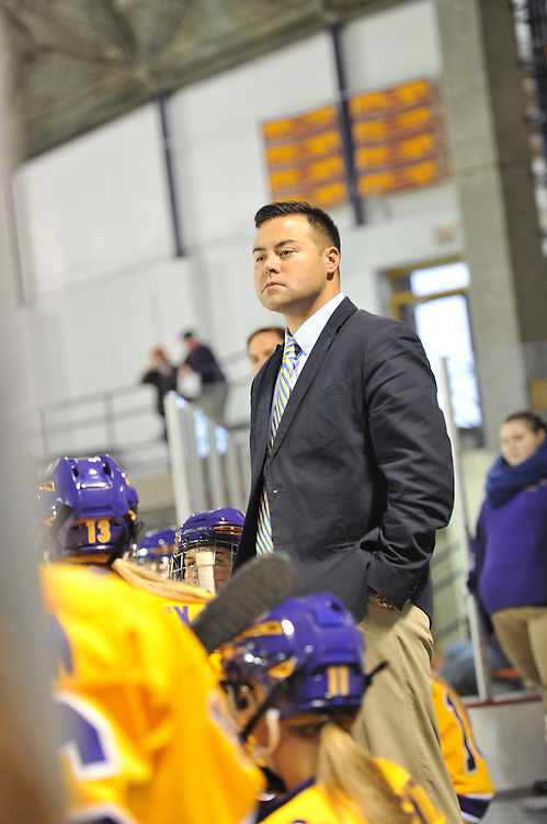 Dean Jackson, coach of Elmira (Tim Brule)