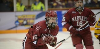 Mary Parker, Harvard vs. Minnesota. 2015 National Championship (Candace Horgan)