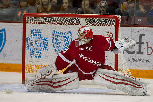 11 Mar 16:  Matt Jurusik (Wisconsin - 30). The University of Minnesota Golden Gophers host the University of Wisconsin Badgers in a B1G Conference matchup at Mariucci Arena in Minneapolis, MN (Jim Rosvold/University of Minnesota)