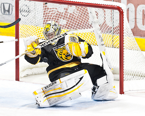 25 Nov 11:      Joe Howe (Colorado College-31)    The University of North Dakota Fighting Sioux host the Colorado College Tigers in a WCHA matchup at Ralph Engelstad Arena in Grand Forks, ND. Subway Holiday Classic. Final Score:North Dakota 7- Colorado College 6. (Brad Olson)