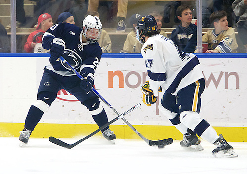 Erik Autio (20 - Penn State) and David Bennett (47 - Canisius) (Omar Phillips)