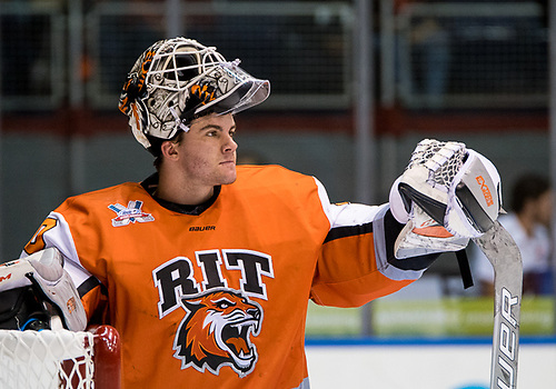 Logan Drackett (30 - RIT) makes his first career start (2017 Omar Phillips)