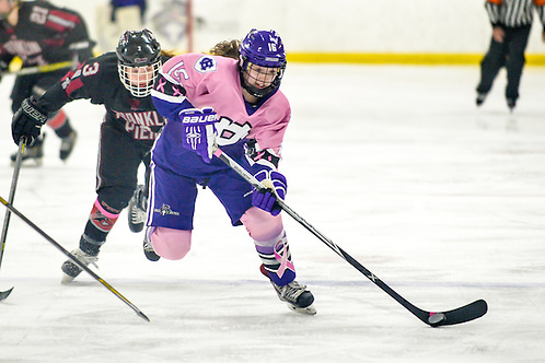 Kara Violette of Holy Cross, one of the tri-captains. (Mark Seliger)