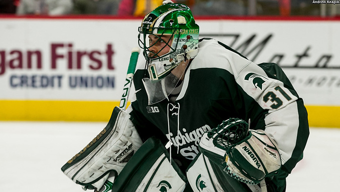 John Lethemon of Michigan State (Andrew Knapik/MiHockeyNow) ((Andrew Knapik/MiHockeyNow))