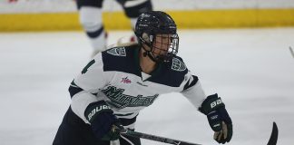 Maggie Knott of Mercyhurst (Photo by Ed Mailliard, Topps) (Ed Mailliard)