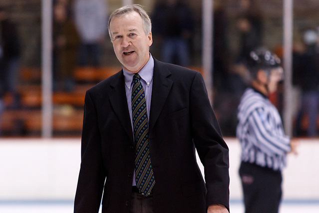 Dartmouth Head Coach Bob Gaudet (Dartmouth '81). (Shelley M. Szwast)