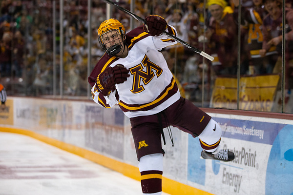 7 Oct 18: The University of Minnesota Golden Gophers host the University of Minnesota Duluth Bulldogs in a non-conference matchup at 3M Arena at Mariucci in Minneapolis, MN. (Jim Rosvold/University of Minnesota)