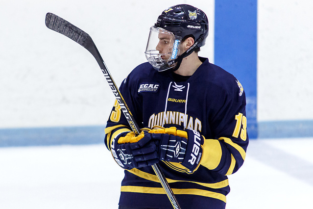 Chase Priskie (Quinnipiac - 13). (Shelley M. Szwast)