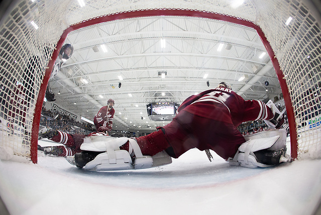 PROVIDENCE, RI - NOVEMBER 10: UMass visits Providence College during NCAA hockey at the Schneider Arena on November 10, 2018 in Providence, Rhode Island. (Photo by Rich Gagnon) (Rich Gagnon)