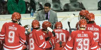 Enrico Blasi 2017 Nov. 11 The University of North Dakota hosts Miami of Ohio in a NCHC matchup at the Ralph Engelstad Arena in Grand Forks, ND (Bradley K. Olson)