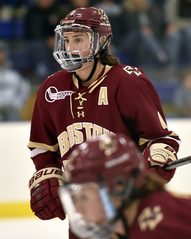 Megan Keller of Boston College (Boston College Athletics/Jason Eggleston)