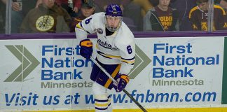 3 Nov 18: The Minnesota State University Mavericks host the University of Minnesota Golden Gophers in a non-conference matchup at Verizon Wireless Center in Mankato, MN. (Jim Rosvold)