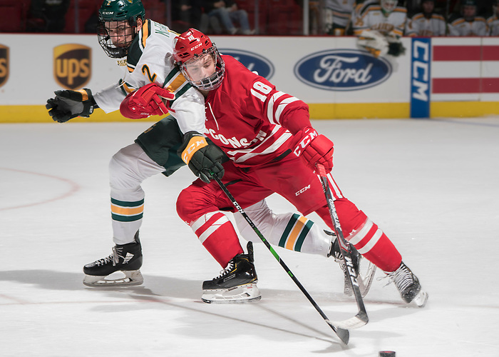 Wisconsin Badger Men’s Hockey vs. Clarkson, Madison, WI Kohl Center October 26, 2019 (Greg Anderson)