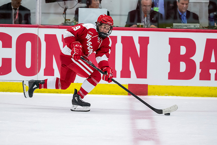 Wisconsin Badgers XXXX during an NCAA college women’s hockey game against the Penn State Nittany Lions Friday, Oct. 4, 2019, in Madison, Wis. The Badgers won 7-0. (Photo by David Stluka/Wisconsin Athletic Communications) (David Stluka)