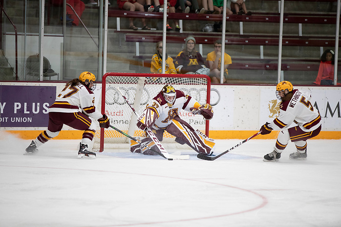 22 Sep 19:  The University of Minnesota Golden Gophers host the Minnesota Whitecaps in an exhibition matchup at Ridder Arena in Minneapolis, MN. (Jim Rosvold/University of Minnesota) (Jim Rosvold/University of Minnesota)