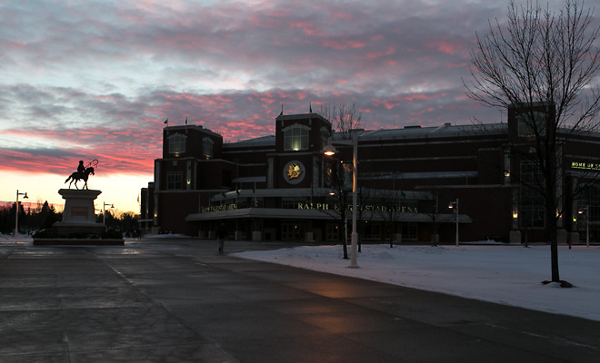 15 Jan.17 The University of North Dakota hosts Niagara Purple Eagles in a non conference matchup at the Ralph Engelstad Arena in Grand Forks, ND (Bradley K. Olson)